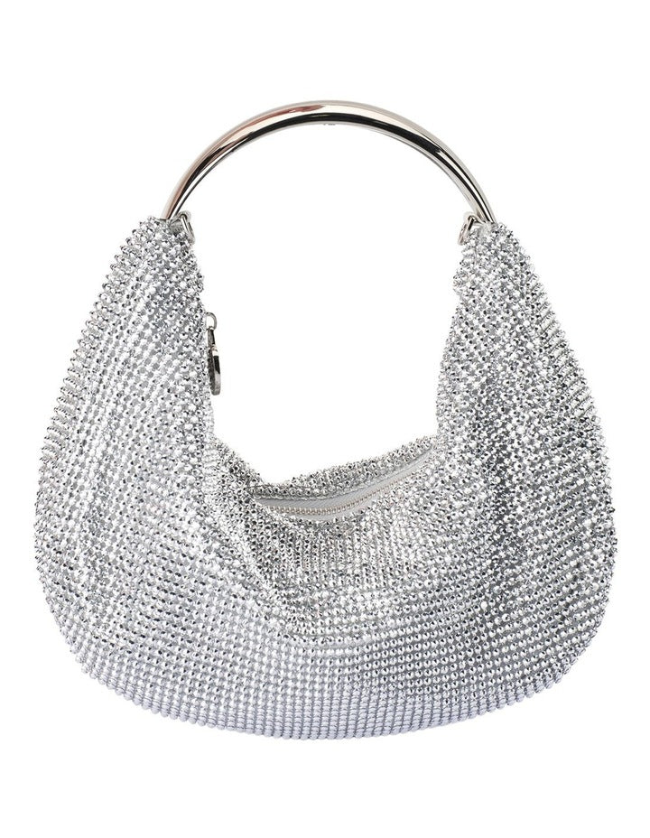 Pixie Clutch Bag in Silver