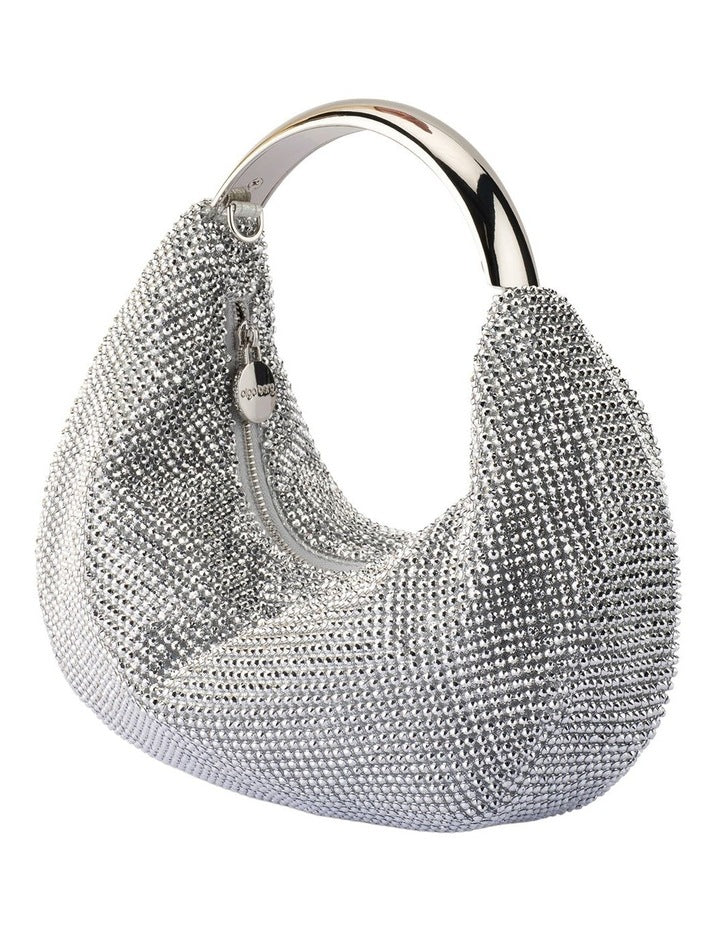 Pixie Clutch Bag in Silver