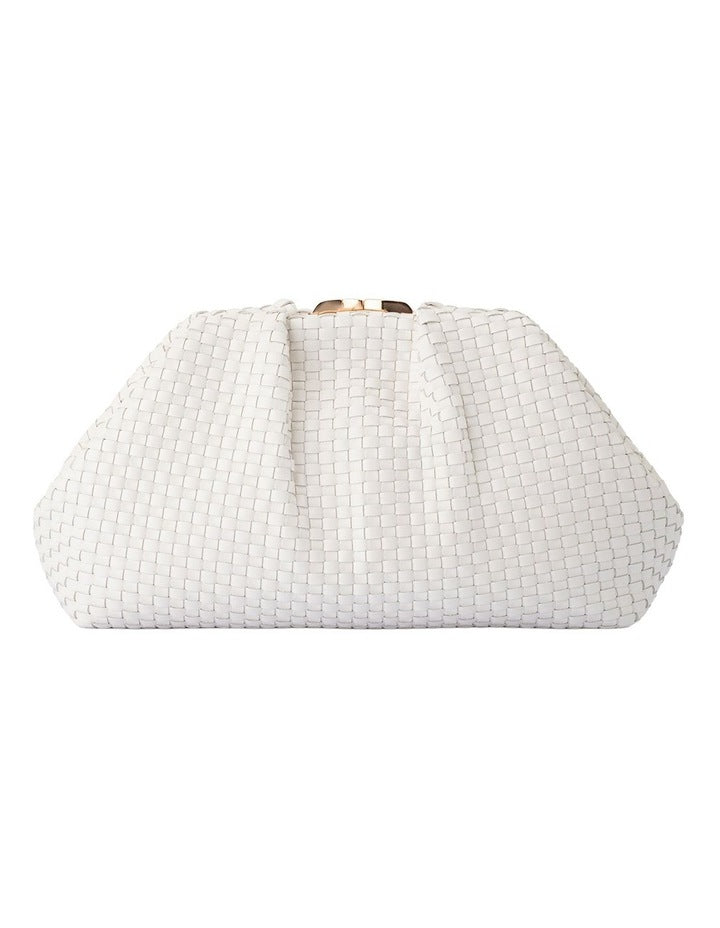 Martinique Clutch Bag in White