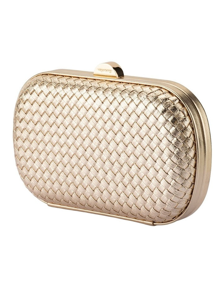Ella Clutch Bag in Gold