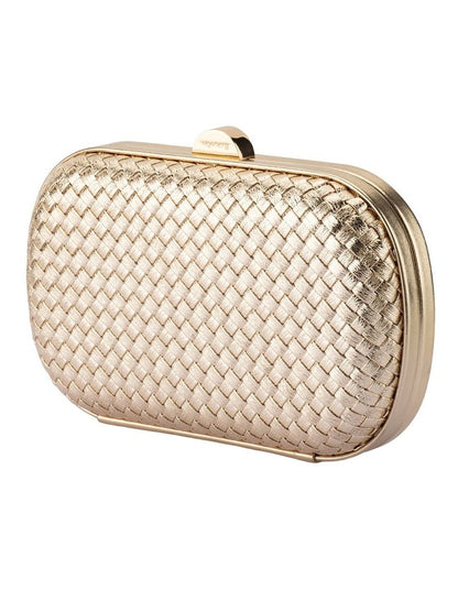 Ella Clutch Bag in Gold