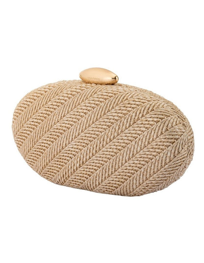 Josie Clutch Bag in Natural