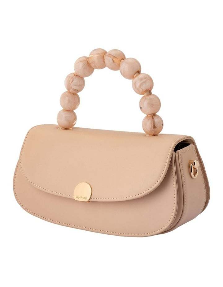 Yasmin Clutch Bag in Natural