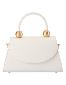 Yasmin Clutch Bag in White