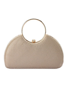 Jamie Clutch Bag in Gold