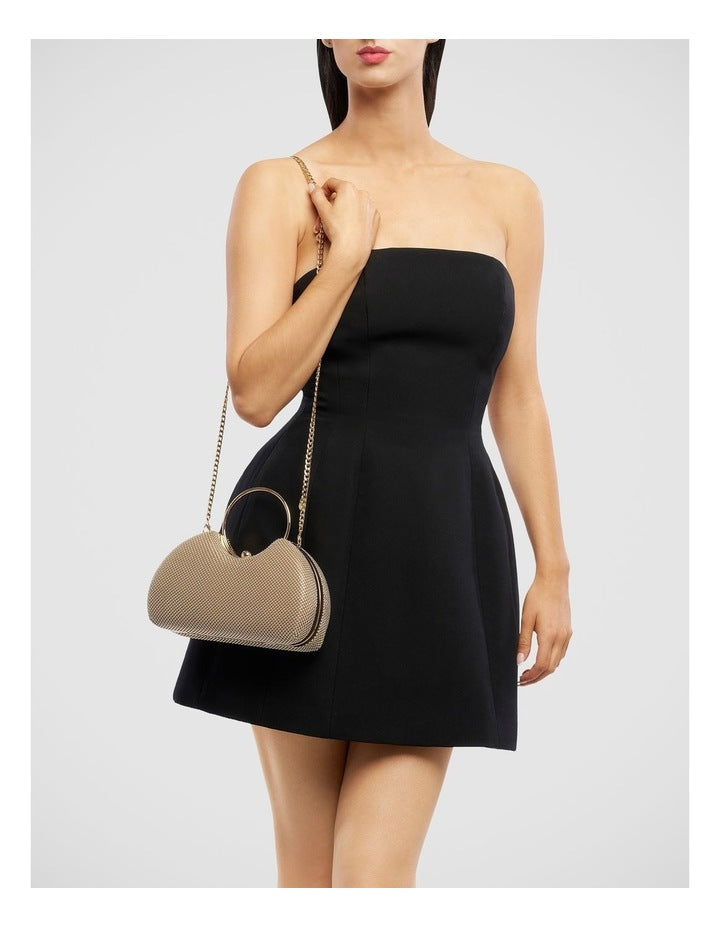 Jamie Clutch Bag in Gold