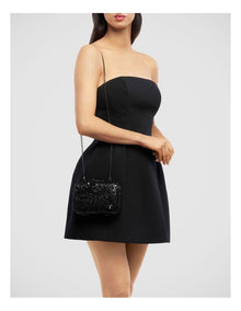 Elena Clutch Bag in Black