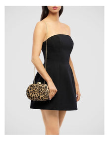Giselle Clutch Bag in Leopard