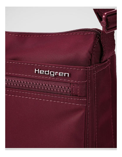Eye Crossbody Bag in Maroon Banner