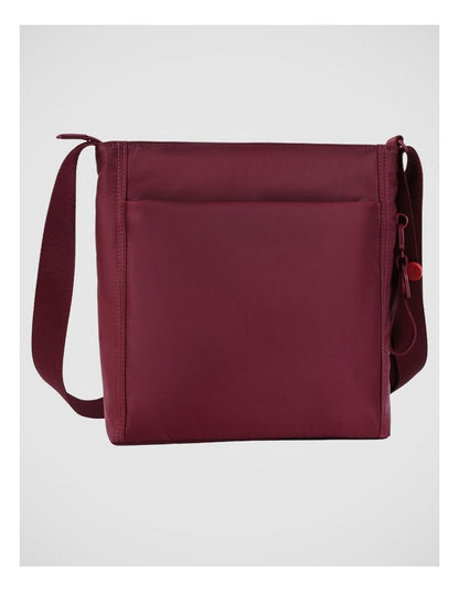 Orva Crossbody Bag in Maroon Banner