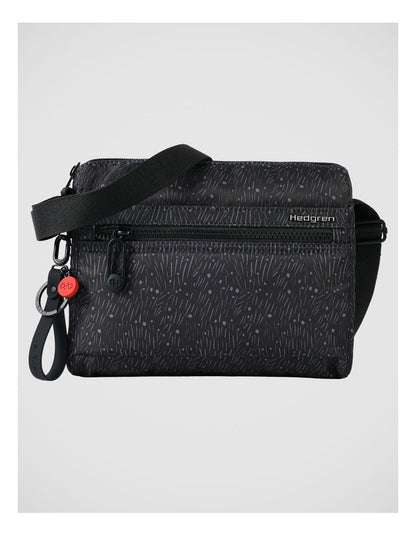 Eye Crossbody Bag in Floral Black