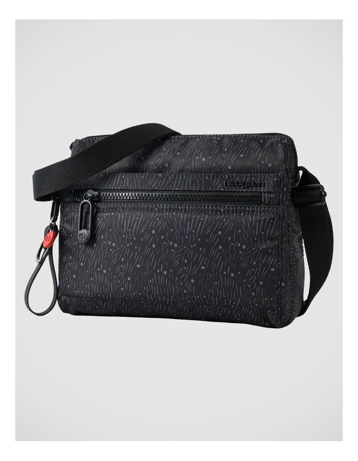 Eye Crossbody Bag in Floral Black