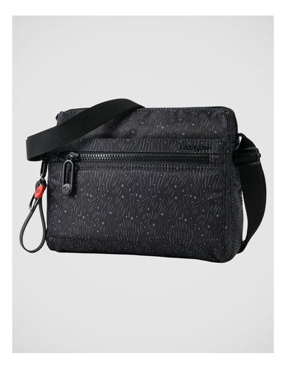 Eye Crossbody Bag in Floral Black