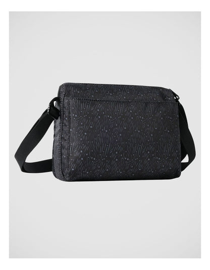 Eye Crossbody Bag in Floral Black