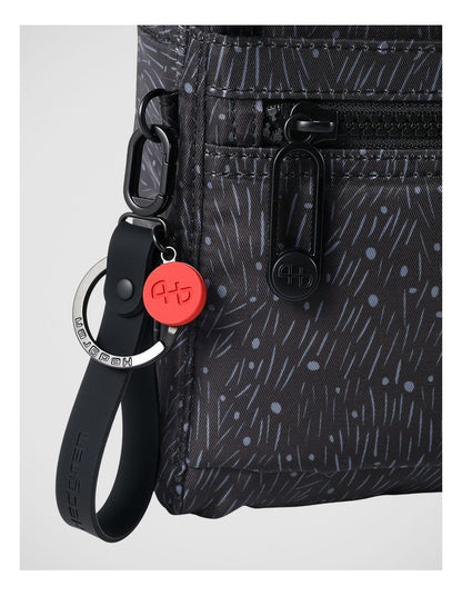 Eye Crossbody Bag in Floral Black