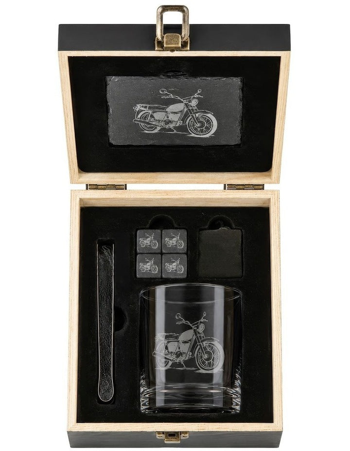 Whisky Business Motorcycle 9pce Set