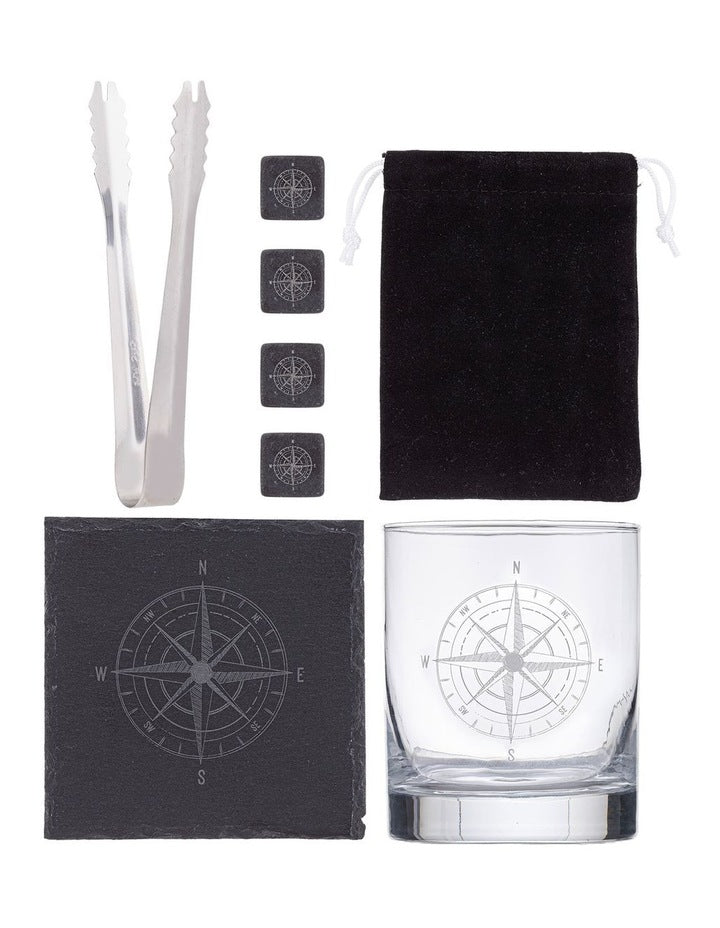 Whisky Business Compass 9pce Set