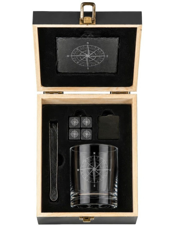 Whisky Business Compass 9pce Set
