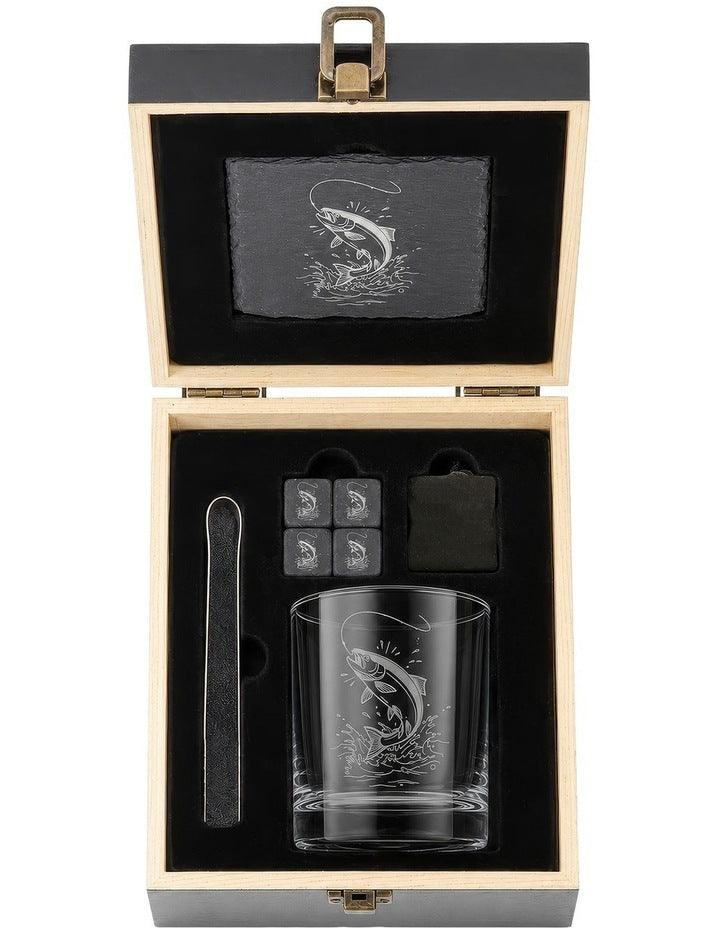Whisky Business Fishing 9pce Set