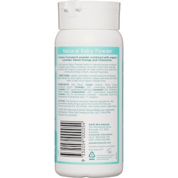 Gaia Talc Free Natural Baby Powder 100g