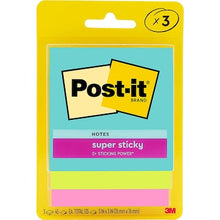 Post-it Super Sticky Jewel Pop Pad 3 pack