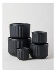 Mixing Bowl 5pc Set in Black