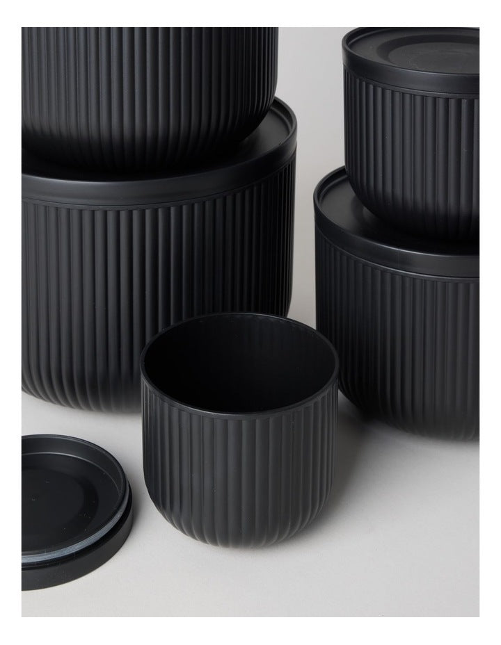 Mixing Bowl 5pc Set in Black