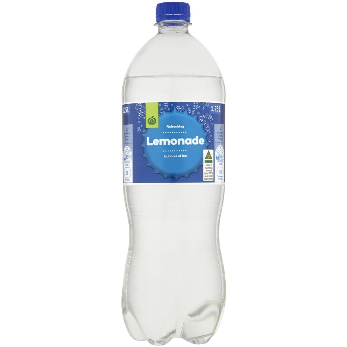 Woolworths Lemonade Bottle 1.25l