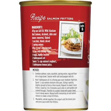Safcol Wild Alaskan Red Salmon 415g