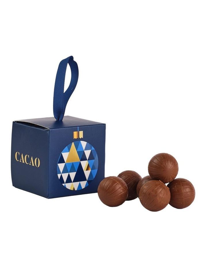Cacao Christmas Bauble Cube 70g