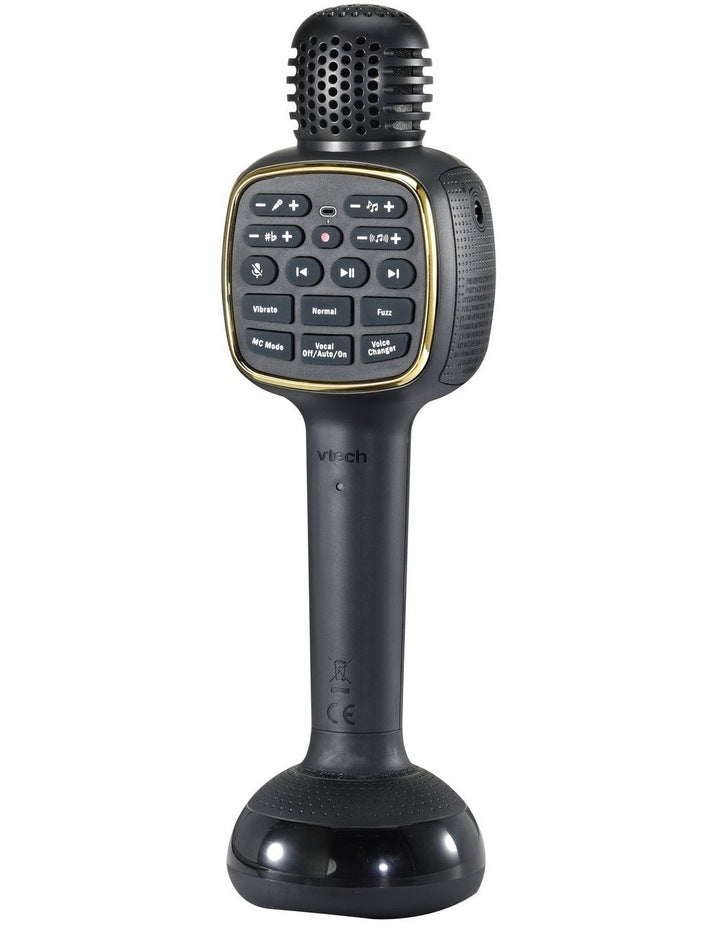 Karaoke Lights Mic - Black