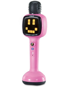 Karaoke Lights Mic - Pink