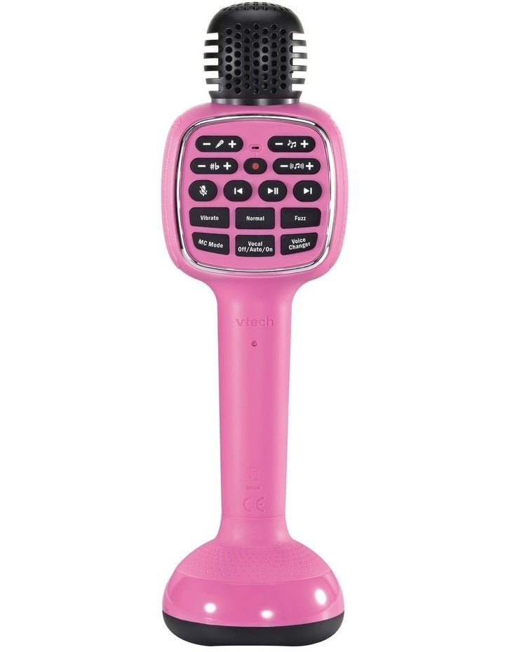 Karaoke Lights Mic - Pink
