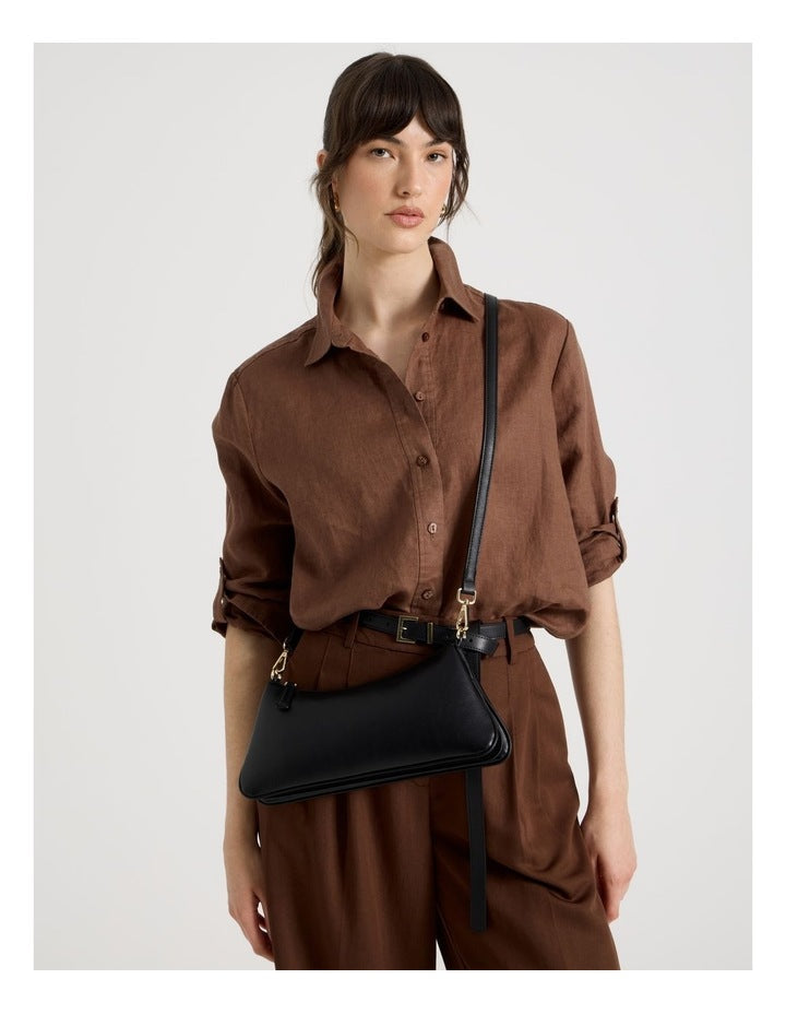 Cynthia Shoulder Bag in Black