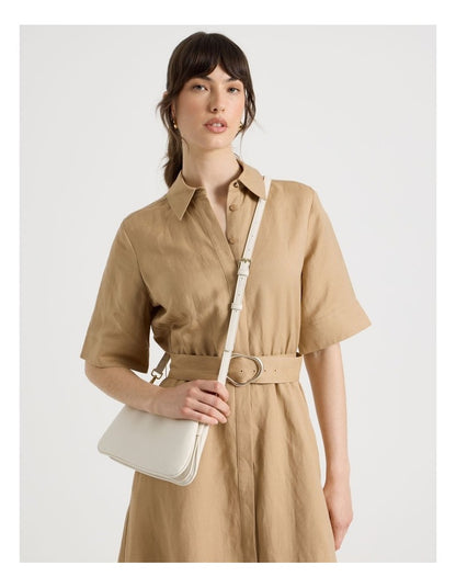 Cynthia Shoulder Bag in Ivory
