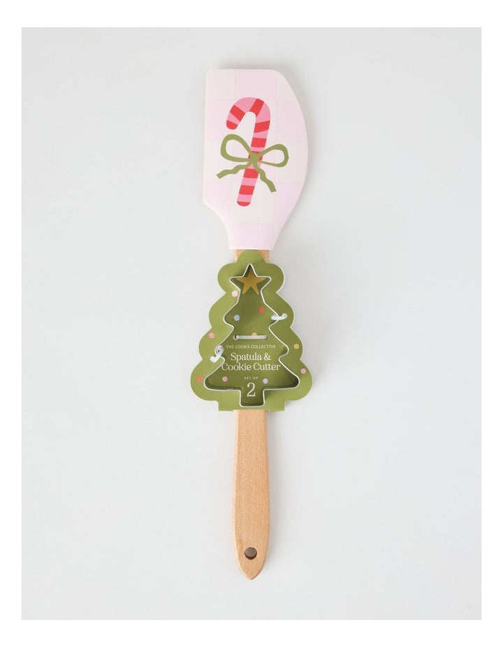 Xmas Spatula & Cookie Cutter Set of 2