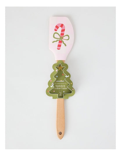 Xmas Spatula & Cookie Cutter Set of 2