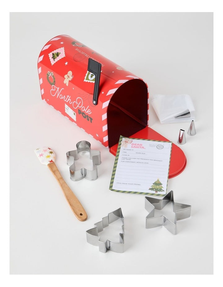 Sugerpop Letter To Santa Set in Tin Mail Box
