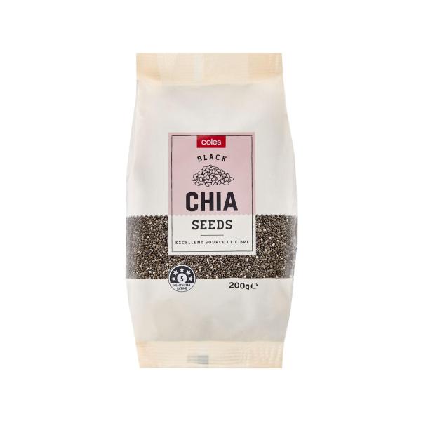 COLES BLACK CHIA MIX 200G