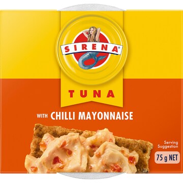 Sirena Snacking Tuna Chilli & Mayonnaise 75g