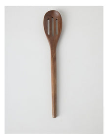 Walnut Slotted Spoon