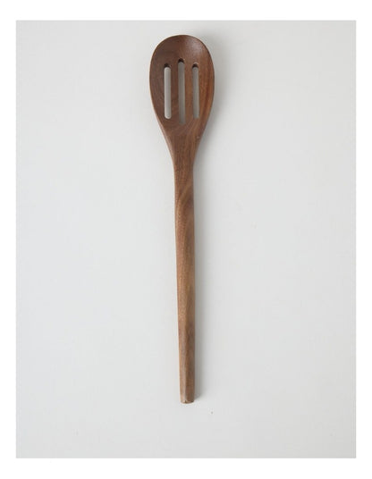 Walnut Slotted Spoon