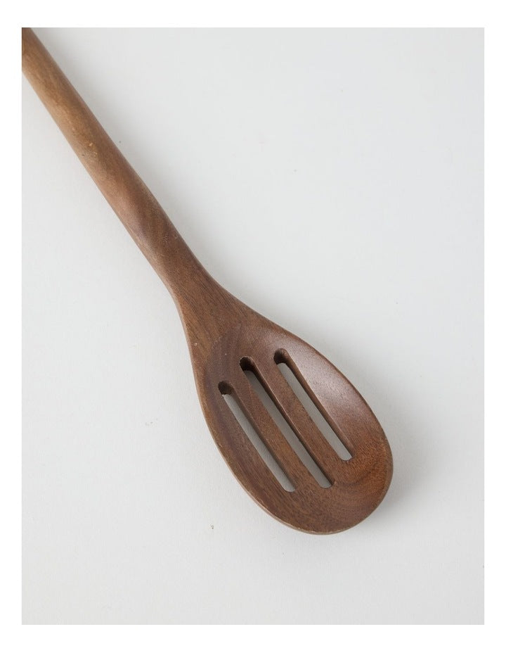 Walnut Slotted Spoon