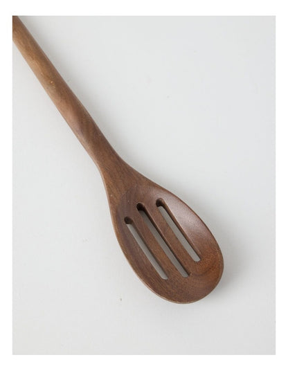 Walnut Slotted Spoon