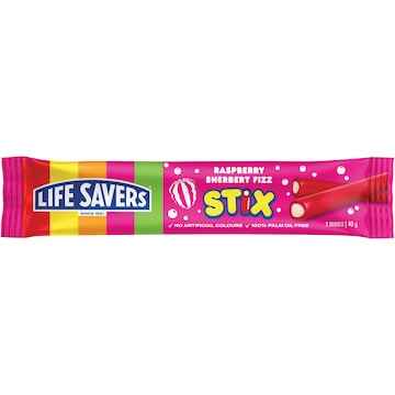 Life Savers Raspberry Sherbert Fizz Stix 40g