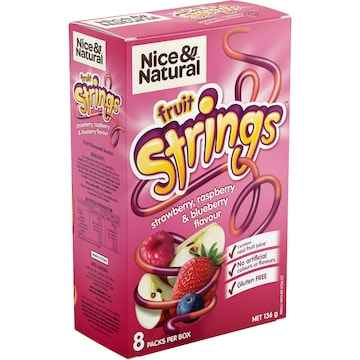 Nice & Natural Fruit Strings 8 pack