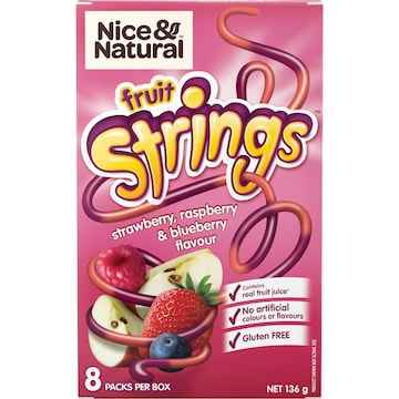 Nice & Natural Fruit Strings 8 pack