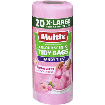 Multix Kitchen Tidy Bags x-Large Colour Scents 50l 20 Pack