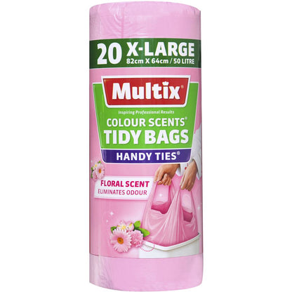 Multix Kitchen Tidy Bags x-Large Colour Scents 50l 20 Pack