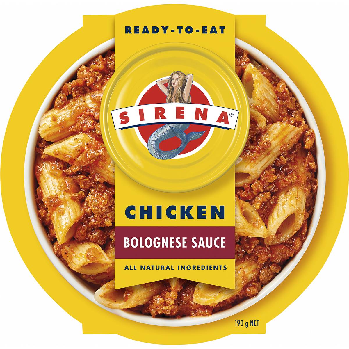 Sirena Pasta With Chicken Bolognese Sauce 190g